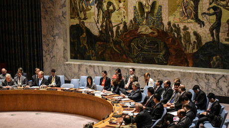 Une réunion du Conseil de sécurité de l'ONU