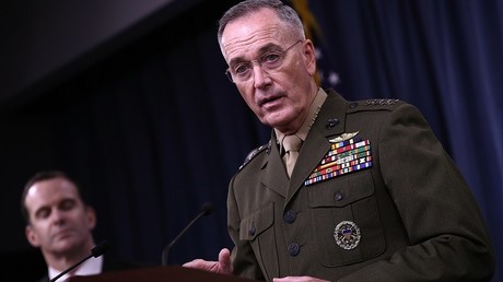 Le chef de l'état-major des Etats-Unis, Joseph Dunford, au Pentagone le 19 mai