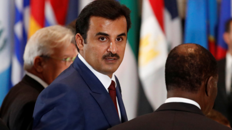 L'émir du Qatar, cheikh Tamim ben Hamad Al-Thani lors de l'Assemblée générale de l'ONU au siège des Nations Unies à New York, le 20 septembre 2016