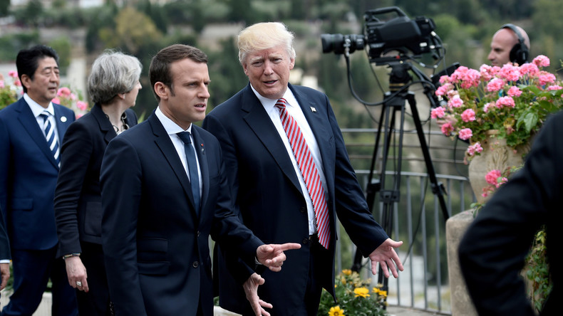 Macron et Trump prêts à travailler à une «réponse commune» en cas d’attaque chimique en Syrie