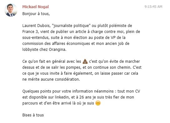 Un député LREM traite de «merde» un journaliste qui a révélé son passé de lobbyiste