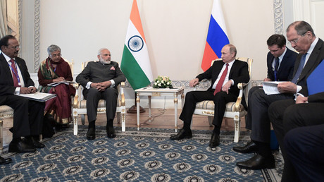 Le Premier ministre indien Narendra Modi et le président russe Vladimir Poutine