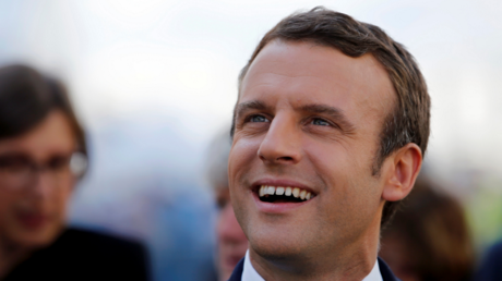 Emmanuel Macron sur Le chantiers de l'Atlantique à Saint-Nazaire le 31 mai 2017