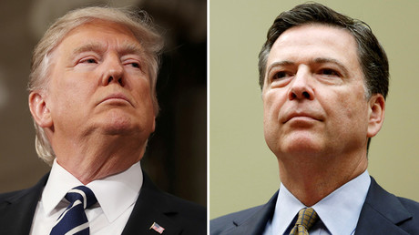 Donald Trump et James Comey, photo ©Gary Cameron / Reuters