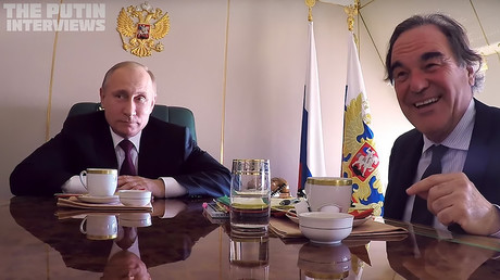 Vladimir Poutine et Oliver Stone