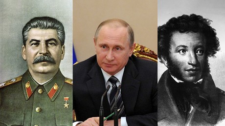 Joseph Staline, Vladimir Poutine, Alexandre Pouchkine