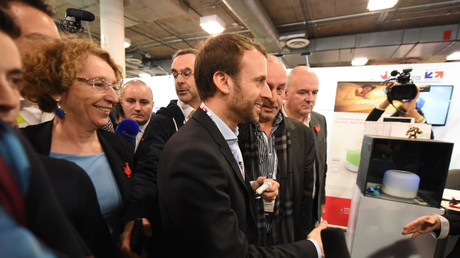 Emmanuel Macron et Muriel Pénicaud à la French Tech en 2016