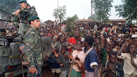 Soldats français au Rwanda