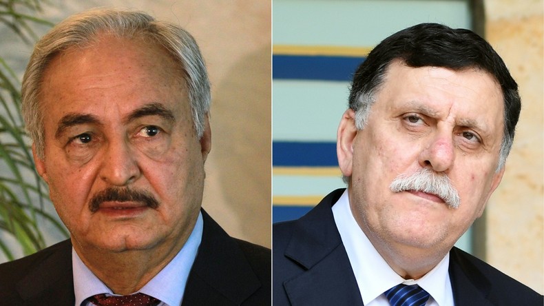 Libye : Haftar et Sarraj s'engagent à un cessez-le-feu et à des «élections dès que possible»