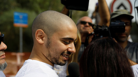  Elor Azaria à son entrée en prison le 9 août 2017