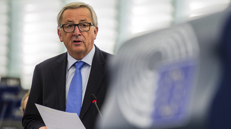 Jean-Claude Juncker, président de la Commission européenne, le 3 octobre 2017, photo ©PATRICK HERTZOG / AFP