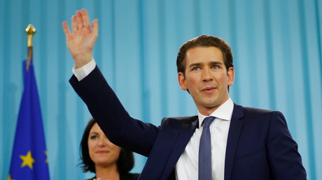 Sebastian Kurz, chef du Parti Populaire autrichien (OVP) et gagnant des législatives du 15 octobre.