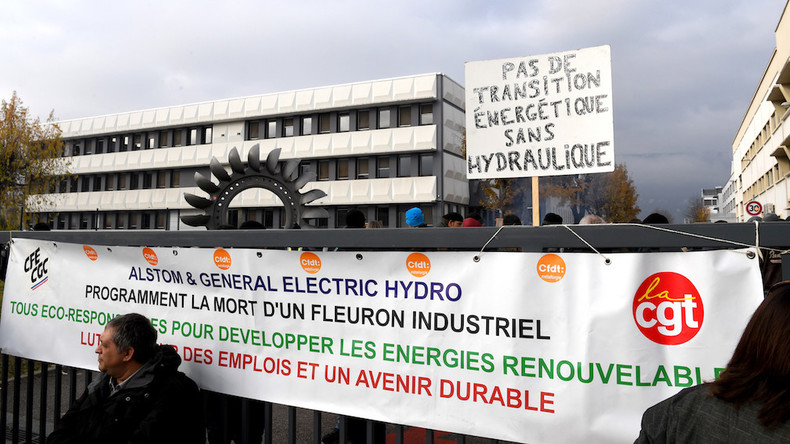 Blocage de GE-Hydro (ex-Alstom) à Grenoble contre les suppressions d'emplois