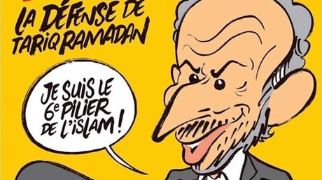 Capture d'écran de la Une de Charlie Hebdo, Twitter @cocoboer, DR
