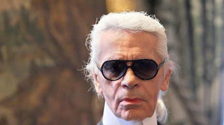 Le couturier Karl Lagerfeld
