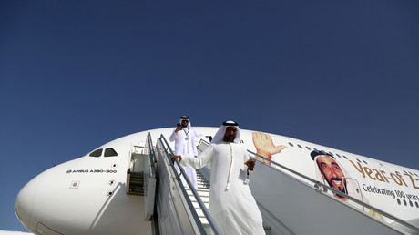 Visiteurs du Dubai Airshow