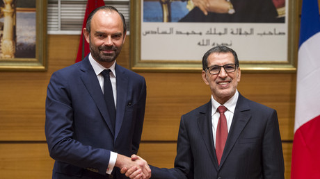 Le Premier ministre, Edouard Philippe, aux côtés du chef du gouvernement marocain, Saad Eddine El Othmani 