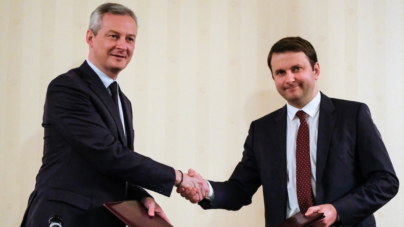 En visite à Moscou, Bruno Le Maire dénonce les sanctions américaines contre la Russie