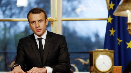 Emmanuel Macron au palais de l'Elysée (illustration)