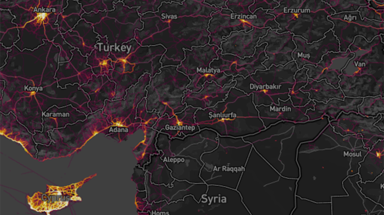 La présence militaire des Etats-Unis dans le monde trahie... par une simple appli de fitness