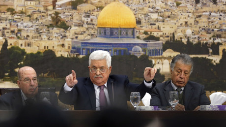 Mahmoud Abbas, président de l'autorité palestinienne. 