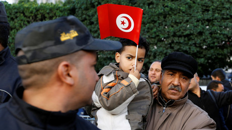 Manifestants tunisiens