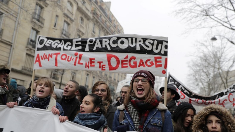 Mobilisation nationale contre la sélection à l'université et la réforme du baccalauréat (VIDEOS)