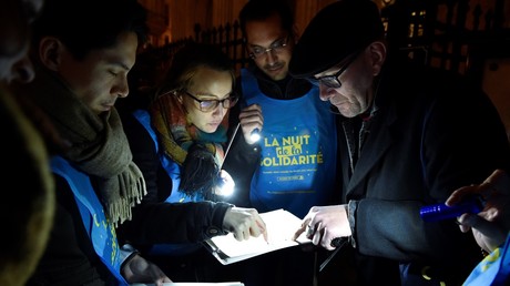 La Nuit de la Solidarité était organisée pour le première fois à Paris