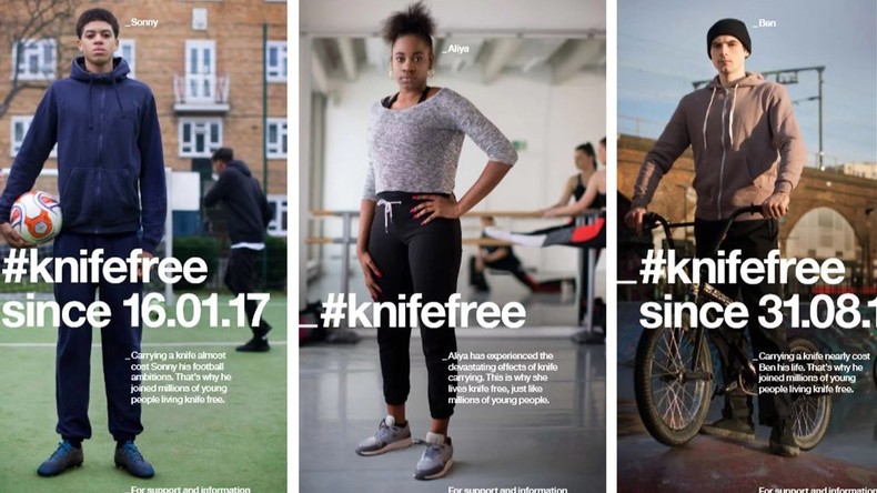 Contre la hausse des agressions au couteau, Londres lance une campagne à destination des jeunes