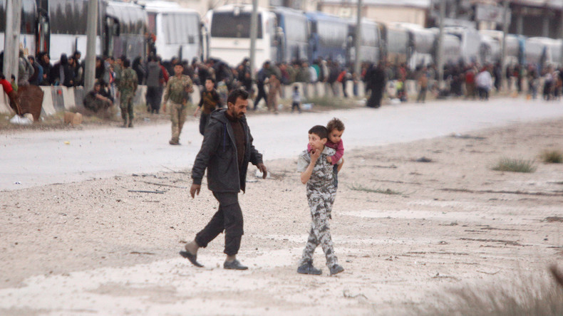 Ghouta : Jaïch al-Islam retranché dans le nord de l'enclave, plus de 128 000 réfugiés hors de danger