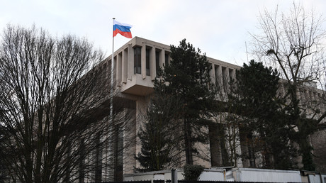 L'ambassade de Russie à Paris, en février 2017