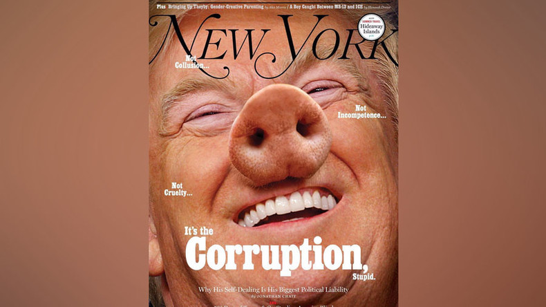 «Dégoûtant» ou «bien joué» ? Donald Trump grimé en porc en Une du New York Magazine