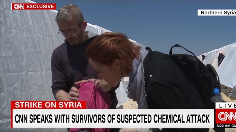 Attaque chimique présumée : une journaliste de CNN renifle... et détecte «quelque chose» ! (VIDEO)