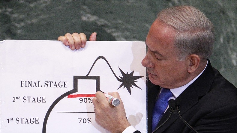 A grand renfort de schémas, Netanyahou accuse à la TV l'Iran d'avoir un programme nucléaire secret