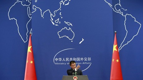 Lu Kang, porte-parole du ministère des Affaires étrangères de la République populaire de Chine intervient dans la brouille commerciale avec les Etats-Unis (illustration).