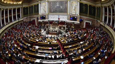 L'Assemblée nationale française, lors d'une cession de questions au gouvernement le 14 mars 2018