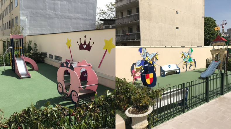 Rose ou bleu : une aire de jeu à Puteaux crée la polémique