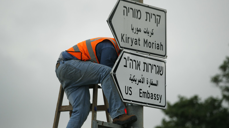 Sur Twitter comme dans la rue, l'ambassade américaine en Israël entame son déménagement à Jérusalem