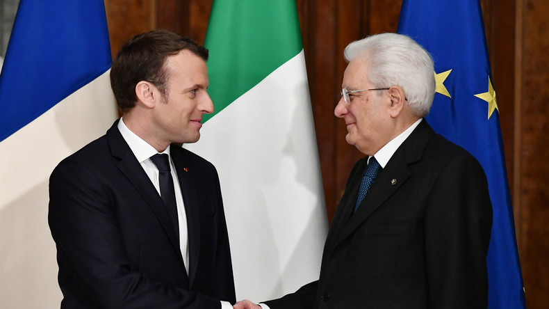 Crise italienne : Macron salue le «courage» et la «responsabilité» du président Mattarella