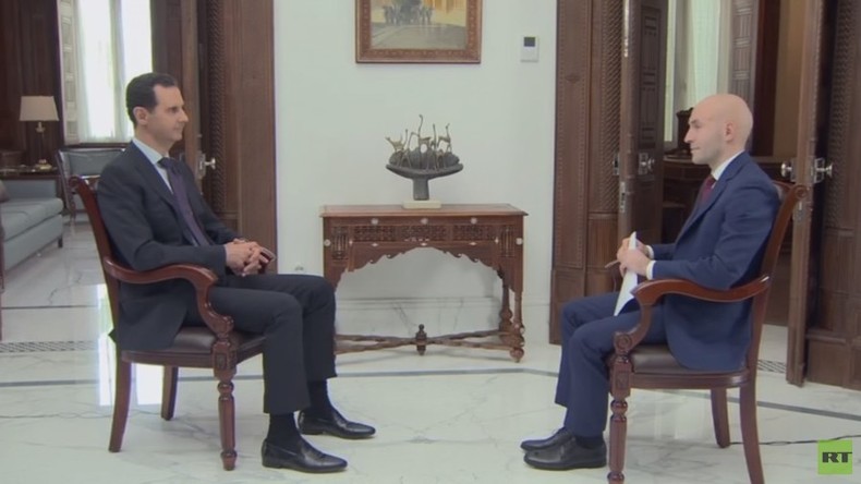 El-Assad à RT : «Les Etats-Unis et leurs marionnettes ont œuvré» à éloigner la fin de la guerre