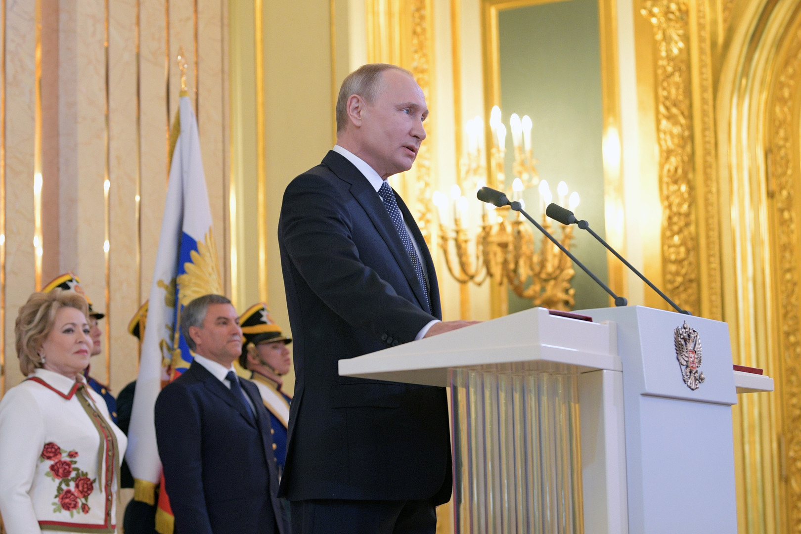 Vladimir Poutine officiellement investi pour son quatrième mandat présidentiel
