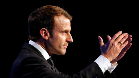 Emmanuel Macron durant un discours lors du congrès des maires le 23 novembre 2017