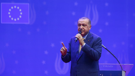 Recep Tayyip Erdogan le 20 mai 2018 à Sarajevo