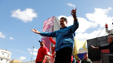 Image d'illustration : Nicolas Maduro lors d'un rassemblement à Caracas, le 23 janvier 