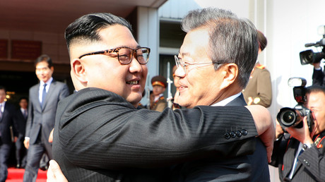 Kim Jong-un et Moon Jae-in