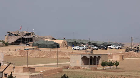 Les Etats-Unis ont établi en février 2018 une nouvelle base militaire à Minbej, dans le nord de la Syrie, photo ©Rodi Said/Reuters