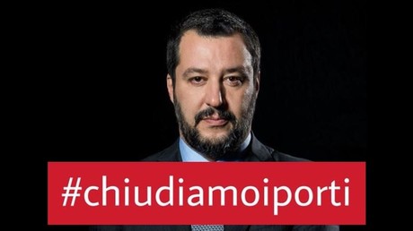 Capture d'écran du compte Facebook de Matteo Salvini