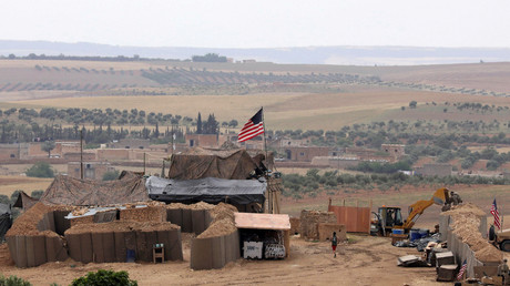 Base américaine à Minbej, photo ©Rodi Said/Reuters