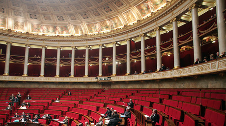 L'Assemblée nationale à Paris.