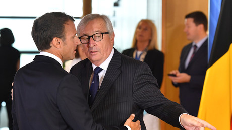 Emmanuel Macron et Jean-Claude Juncker au mini-sommet de Bruxelles, le 24 juin, illustration